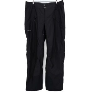 Patagonia RECCO H2No Ski Snowboard Pants Men XL Waterproof Windproof Vented Blk